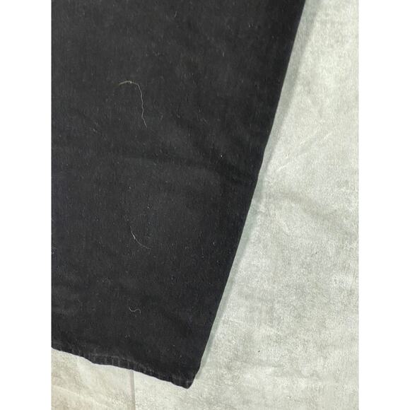 MAN BOOHOOMAN Men's Black Distressed Stretch Popper Hem Cargo Jeans SZ 36 - Picture 10 of 15